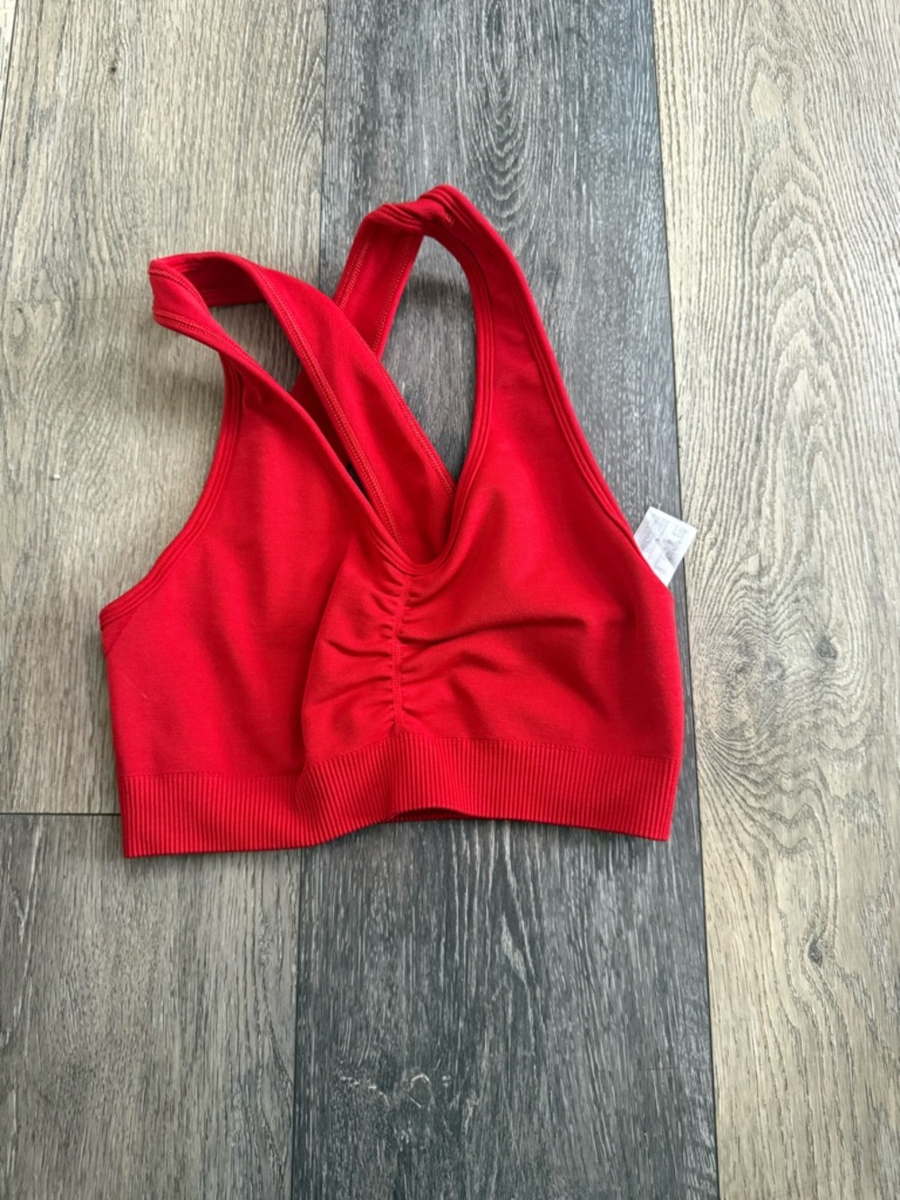 ALPHALETE Women's Seamless Ruched Sports Bra